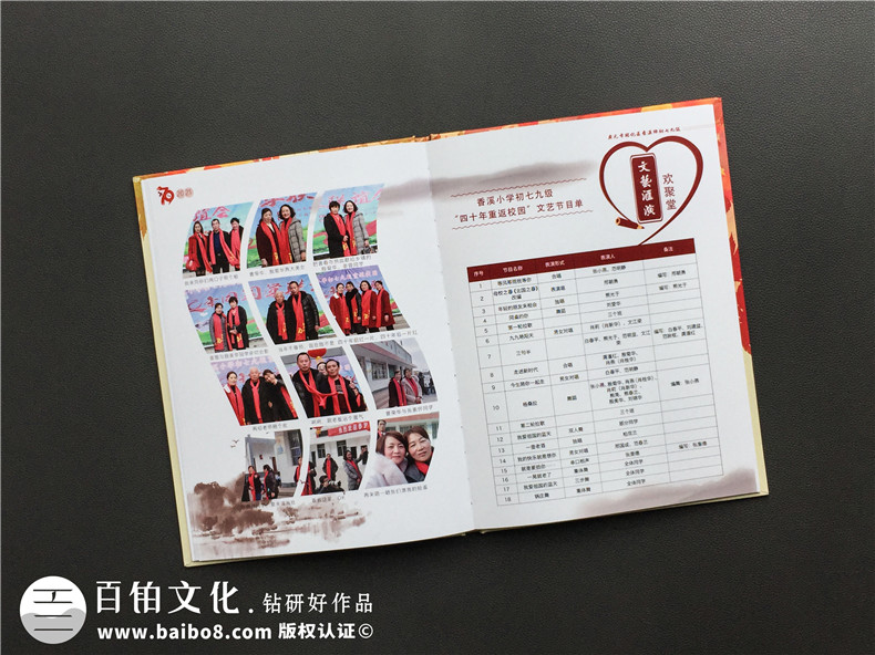 實(shí)現(xiàn)同老同學(xué)的約定-制作專業(yè)的同學(xué)聚會(huì)紀(jì)念冊方法第5張-宣傳畫冊,紀(jì)念冊設(shè)計(jì)制作-價(jià)格費(fèi)用,文案模板,印刷裝訂,尺寸大小
