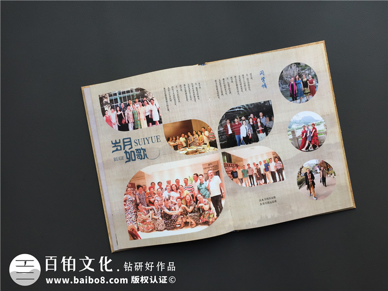 同學(xué)紀(jì)念冊-為40周年同窗聯(lián)誼會(huì)制作的祝福相冊/通訊錄-南充二中