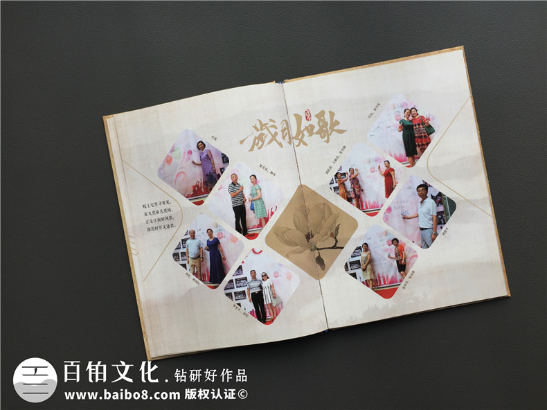 同學(xué)紀(jì)念冊-為40周年同窗聯(lián)誼會(huì)制作的祝福相冊/通訊錄-南充二中