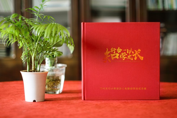 銀行公私聯(lián)動項(xiàng)目紀(jì)念冊案例模板-支行活動總結(jié)匯報畫冊怎么做?