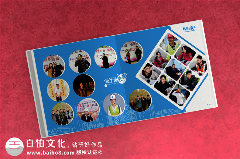 建筑工程項(xiàng)目部宣傳圖冊(cè)設(shè)計(jì)-施工重點(diǎn)項(xiàng)目結(jié)束管理人員紀(jì)念畫冊(cè)