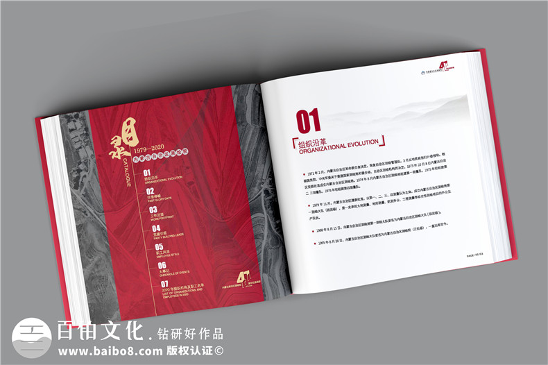 周年慶畫冊以企業(yè)慶典為主題-怎么設計紀念畫冊第2張-宣傳畫冊,紀念冊設計制作-價格費用,文案模板,印刷裝訂,尺寸大小