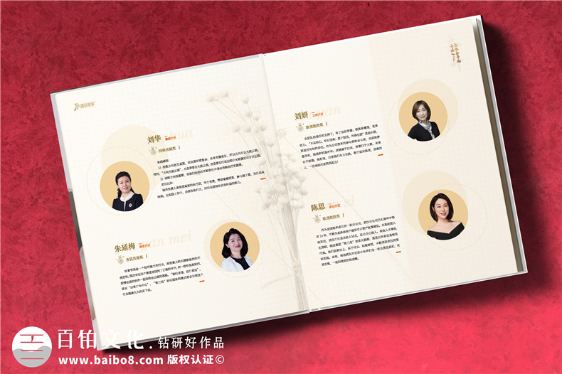 優(yōu)秀員工紀念冊的版式設計-突出企業(yè)職工的工作風采