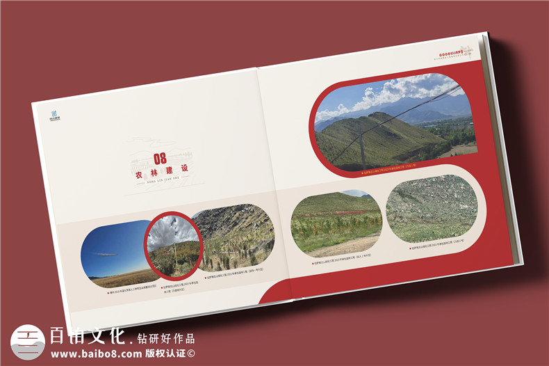 建筑行業(yè)公司成立20周年紀念冊-工程公司周年慶畫冊