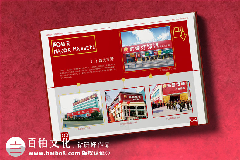 【公司成立20周年慶紀(jì)念冊(cè)】 店慶留念相冊(cè)定制