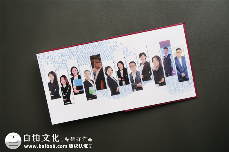 公司年度總結(jié)影集-年末單位為功勛員工頒獎做的皮面精裝紀(jì)念相冊!