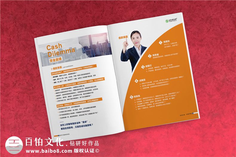 金融公司宣傳畫冊設(shè)計-貸款融資機(jī)構(gòu)宣傳冊制作