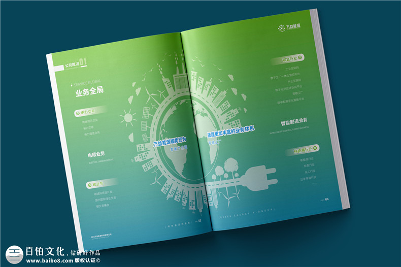 能源科技企業(yè)宣傳冊設計-電碳交易公司畫冊制作