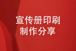 宣傳冊(cè)印刷專(zhuān)版制作-保障宣傳冊(cè)印刷品效果